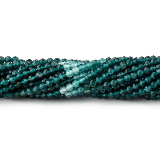 2.5mm Grandidierite Micro Faceted Round Beads 12.5 inch 142 pieces AAA