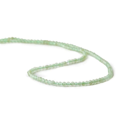 2.5mm Green Aventurine microfaceted round beads 13 inch 150 pieces