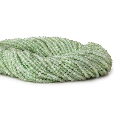 2.5mm Green Aventurine microfaceted round beads 13 inch 150 pieces