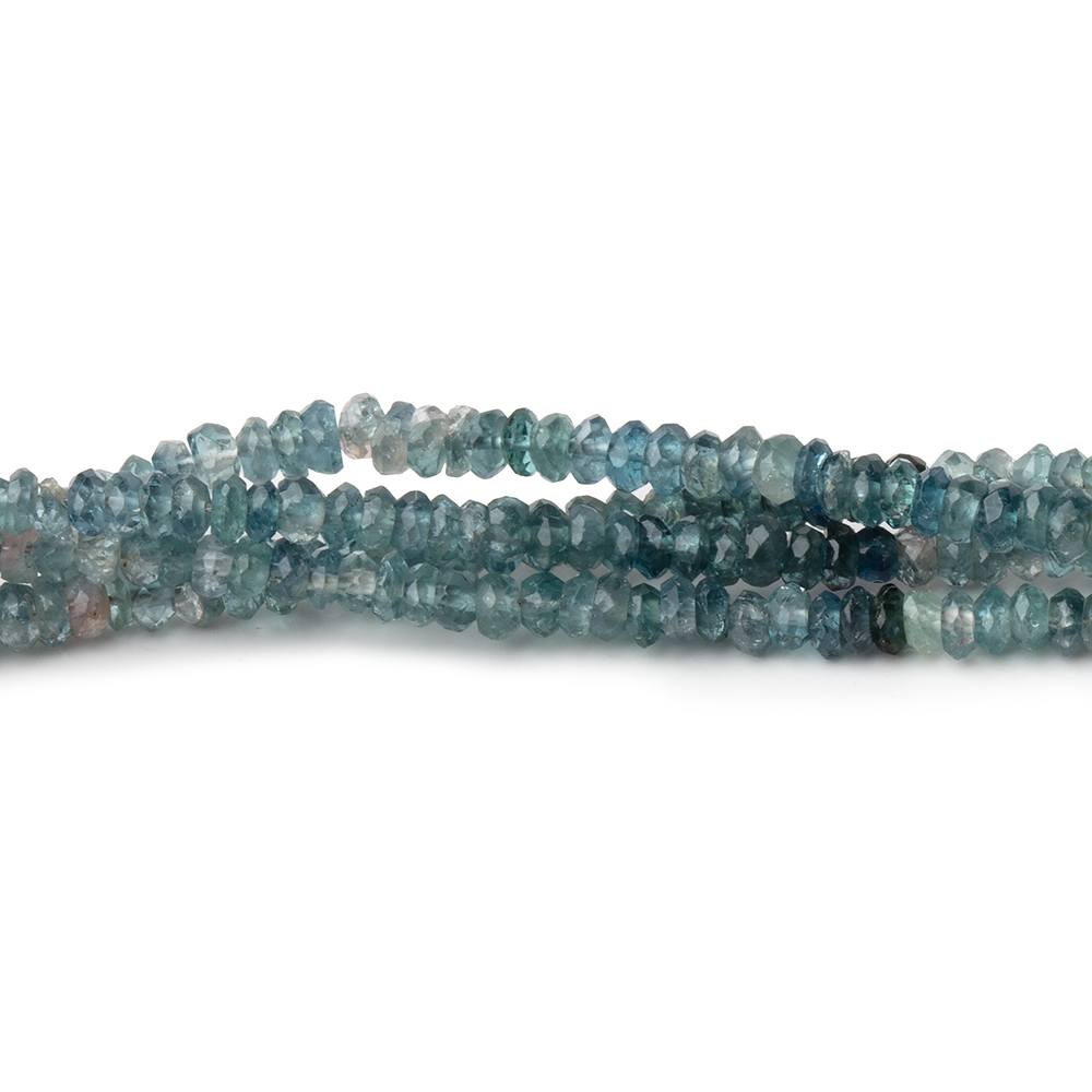 2.5mm Indicolite Tourmaline Faceted Rondelle Beads 13 inch 242 pieces