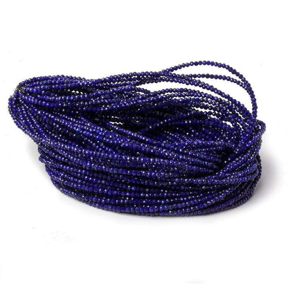 2.5mm Lapis Lazuli MicroFaceted rondelle beads 17 inch 200 pieces