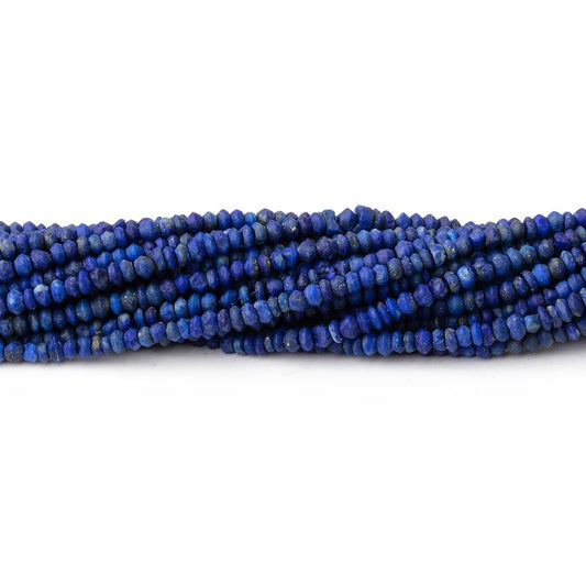 2.5mm Lapis Lazuli Plain Disc Rondelle Beads 15 inch 274 pieces