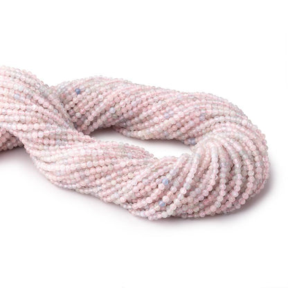 2.5mm Multi Color Beryl Micro Faceted Round Beads 12.5 inch 124 pieces