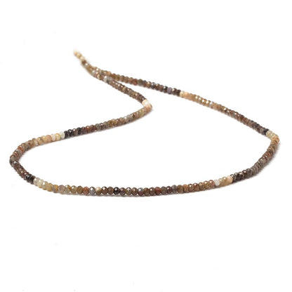 2mm Multi Color Sapphire Micro Faceted rondelle beads 13 inch 160 pcs