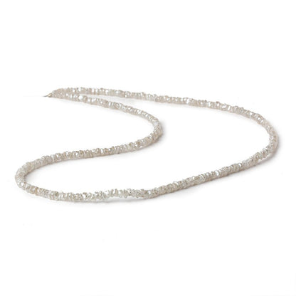 3.5mm Mystic Champagne Zircon native cut rondelle beads 16 inch 250pcs