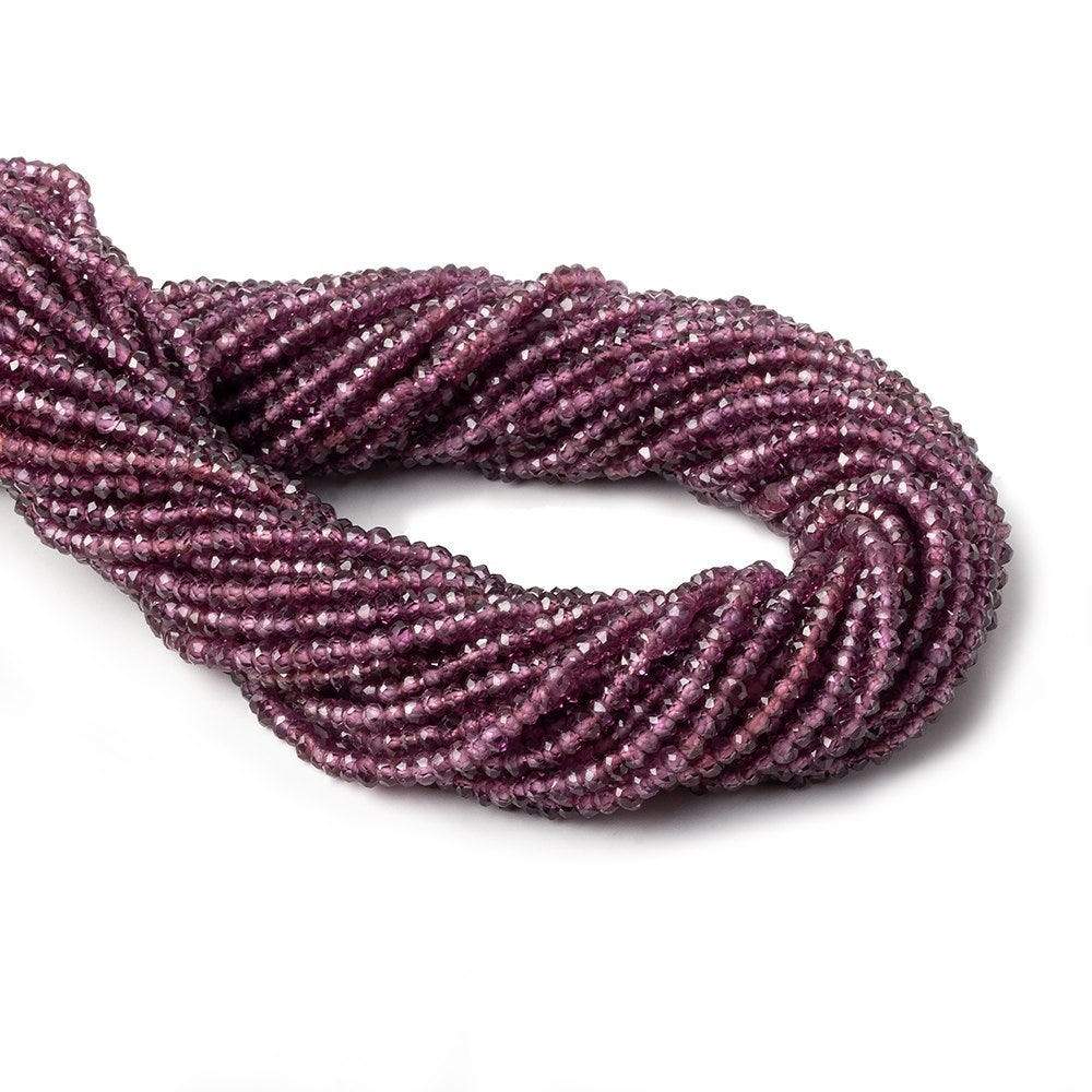 2.5-3mm Rhodolite Garnet faceted rondelle beads 13.5 inch 234 beads