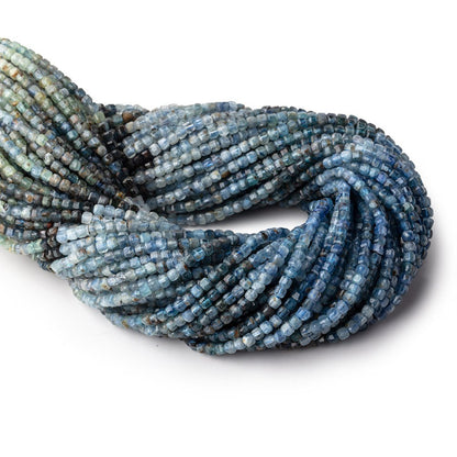 2.5mm Shaded Kyanite Micro Faceted Cube Beads 12.5 inch 128 pieces