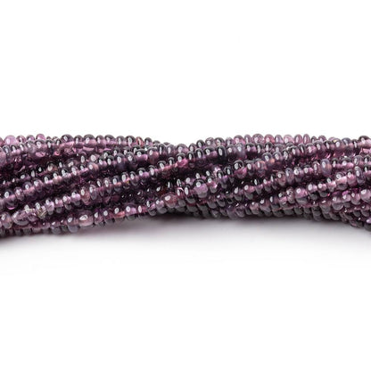 2.5mm Shaded Plum Spinel Plain Rondelle Beads 16 inch 300 pieces AA