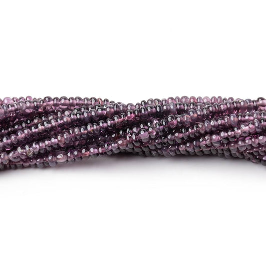 2.5mm Shaded Plum Spinel Plain Rondelle Beads 16 inch 300 pieces AA
