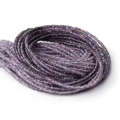 2.5mm Shaded Purple Spinel Plain Rondelle Beads 16 inch 300 pieces AA