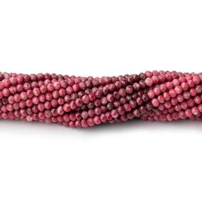 2.5mm Shaded Thulite Micro Faceted Rondelle Beads 12.5 inch 160 pieces