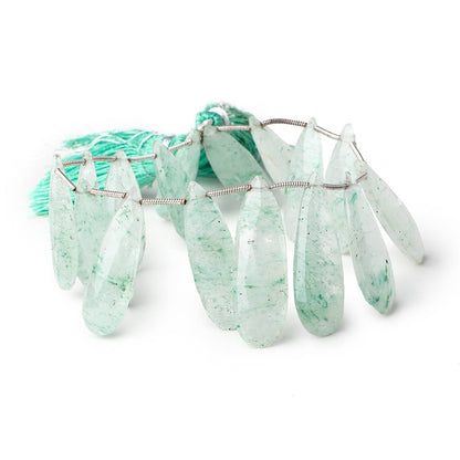 25x11-32x11mm Aventurine Faceted Pear Beads 7.5 inch 15 pieces