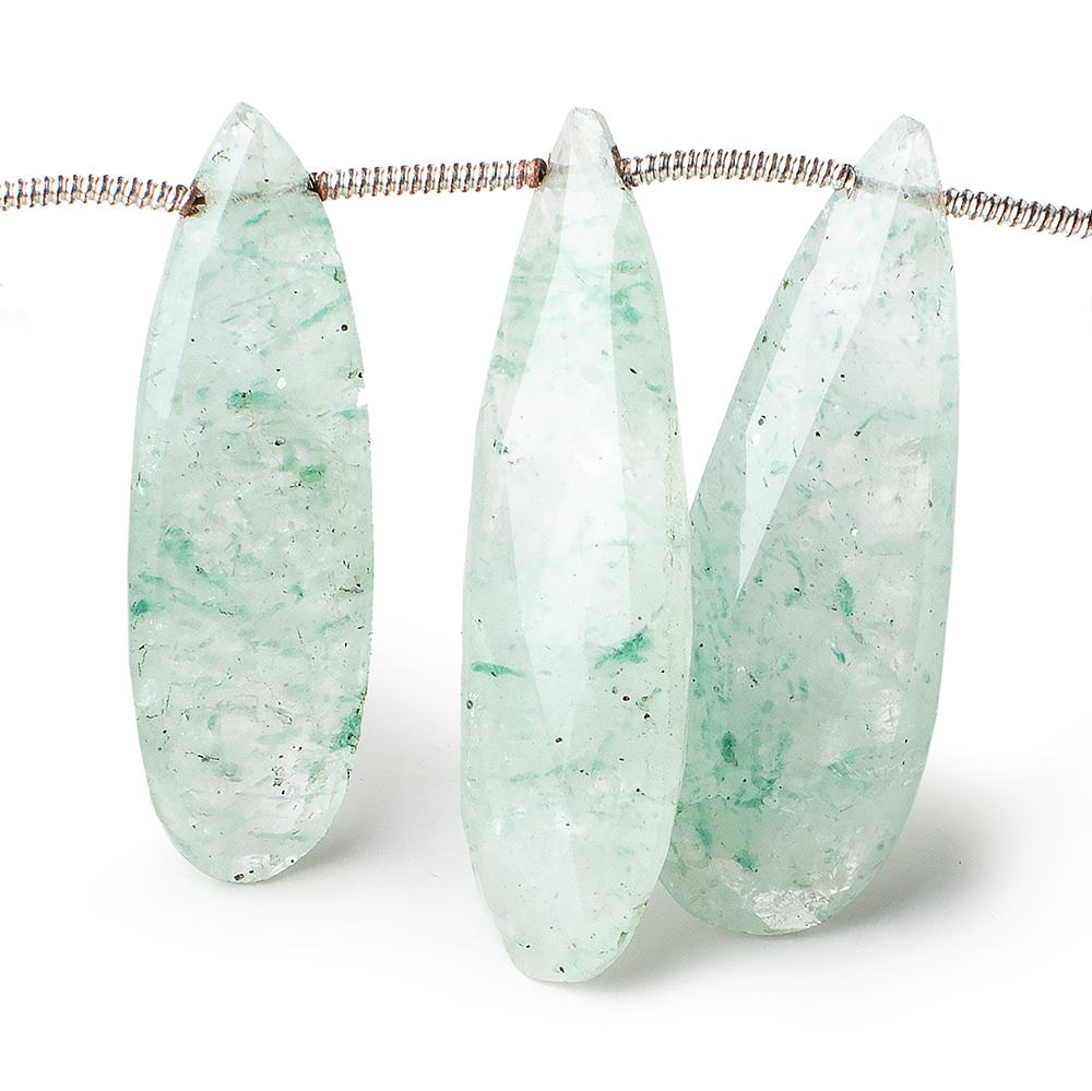 25x11-32x11mm Aventurine Faceted Pear Beads 7.5 inch 15 pieces