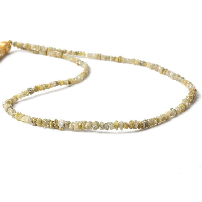2.5x2-3x2mm Yellow Diamond crystal nugget beads 15 inch 220 pieces