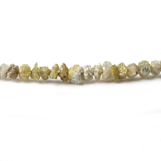 2.5x2-3x2mm Yellow Diamond crystal nugget beads 15 inch 220 pieces
