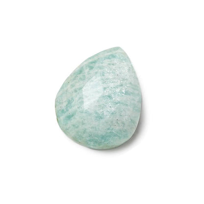 25x20mm Medium Amazonite Faceted Pear Focal Pendant Bead 1 piece