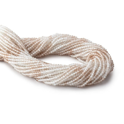 2.6mm Shaded Topaz Micro Faceted Rondelle Beads 13 inch 154 pieces AA