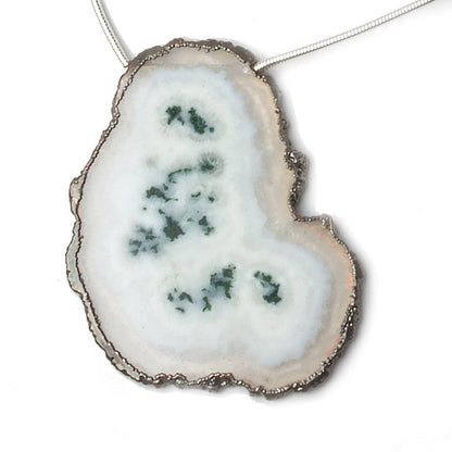 26x26-42x34mm Black Gold Leafed Solar Quartz Slices AAA Grade 5 pieces