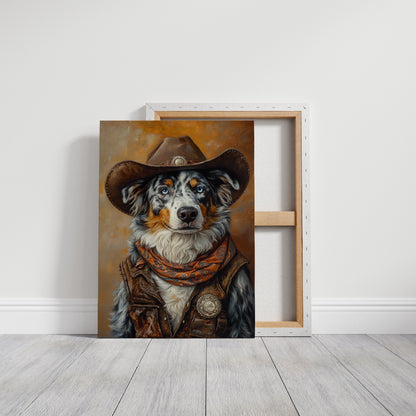 Australian Shepard Sheriff of the Painted Plains