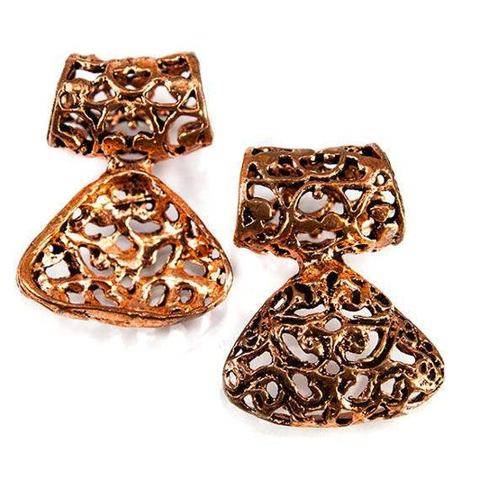 27x21x7mm Copper Slider - Focal Piece *DISCONTINUED*