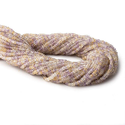 2.5-3.5mm Ametrine faceted rondelle beads 13.5 inch 250 pieces