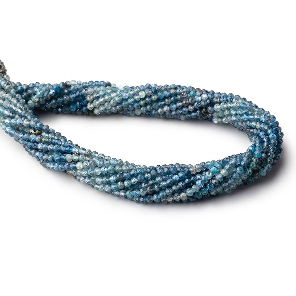 2.8mm Shaded Kyanite Micro Faceted Rondelle Beads 12.5 inch 136 pieces