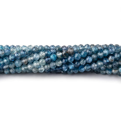 2.8mm Shaded Kyanite Micro Faceted Rondelle Beads 12.5 inch 136 pieces