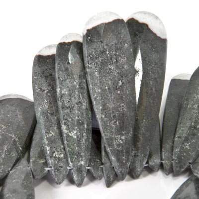 28x10-40x11mm Cave Jasper Elongated Pear Briolette