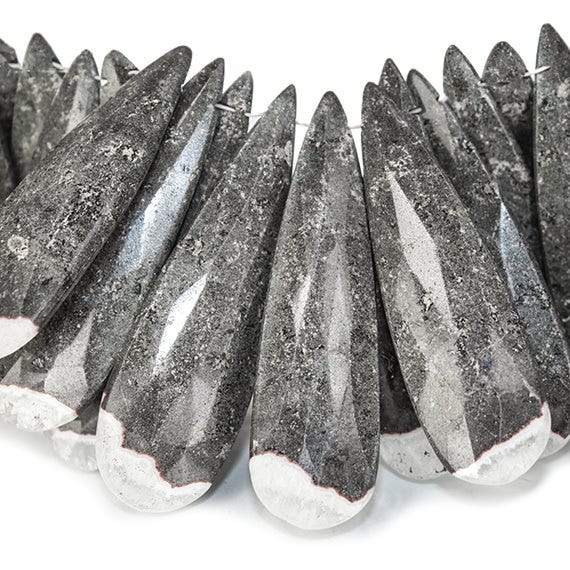 28x10-40x11mm Cave Jasper Elongated Pear Briolette