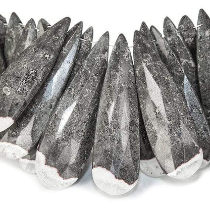 28x10-40x11mm Cave Jasper Elongated Pear Briolette