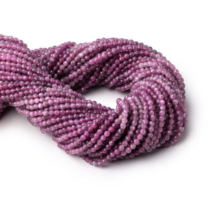 2.9mm Shaded Star Ruby Micro Faceted Round Beads 12.5 inch 114 pieces A