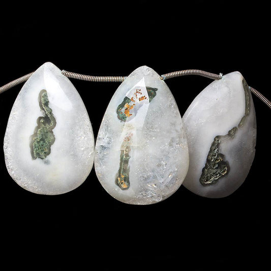 29x20-33x22mm Peacock Solar Quartz faceted pear beads 9 inch 10 pieces