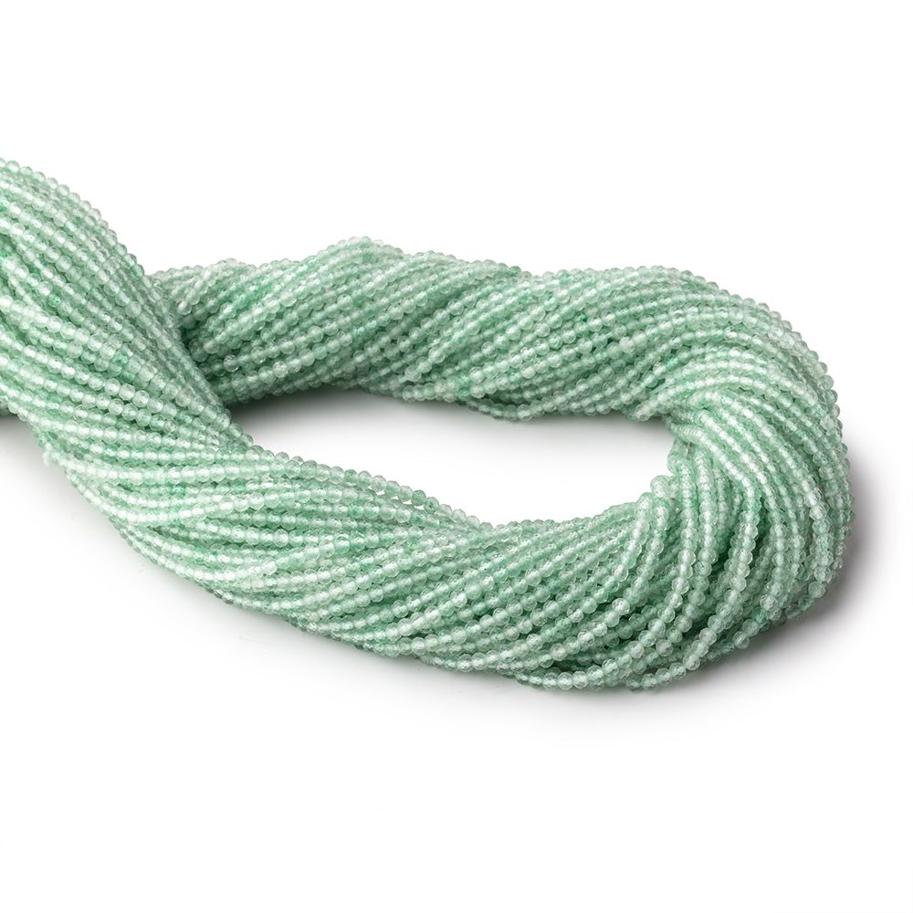 2mm Aventurine Micro Faceted Rondelle Beads 12.75 inch 168 pieces