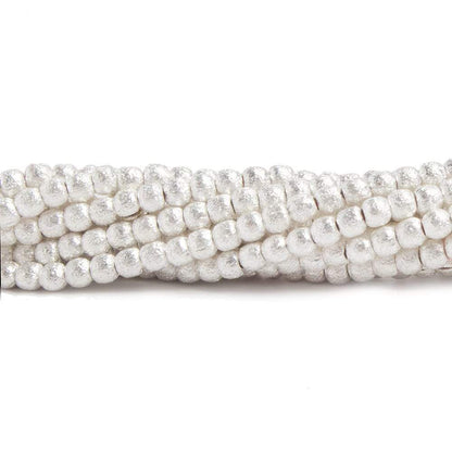 2mm Brushed Round Beads