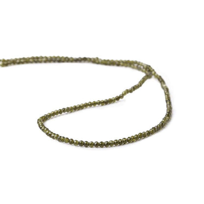 2mm Cat's Eye Green Quartz microfaceted round beads 13 inch 175 pieces A