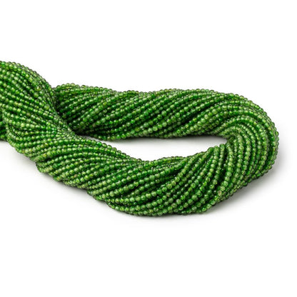 2mm Chrome Diopside Micro Faceted Round Beads 12.5 inch 166 pieces