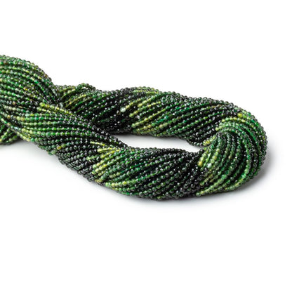 2mm Chrome Tourmaline Micro Faceted Rounds 12.75 inch 170 Beads AAA