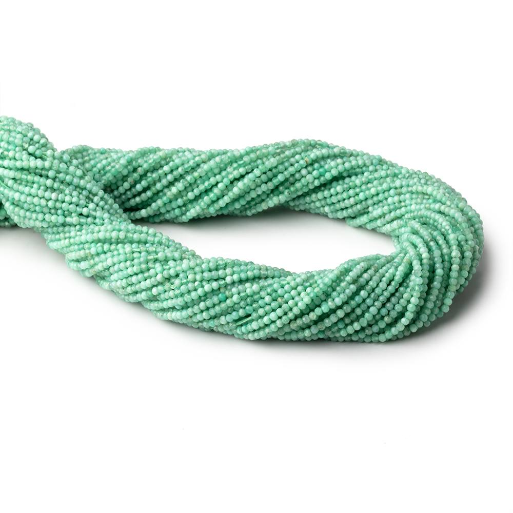 2mm Chrysoprase Micro Faceted Rondelle Beads 12.5 inch 195 pieces AA