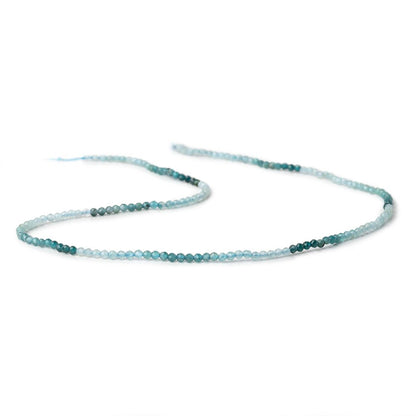 2mm Grandidierite Micro Faceted Round Beads 12.5 inch 160 pieces AA