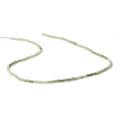 2mm Green Sapphire Micro Faceted Round Beads 12.5 inch 180 pieces