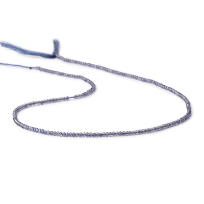 2mm Iolite Micro Faceted Rondelle Beads 13 inches 220 pieces AAA