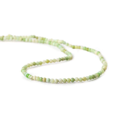 2mm Lemon Chrysoprase microfaceted round beads 13 inch 170 pieces
