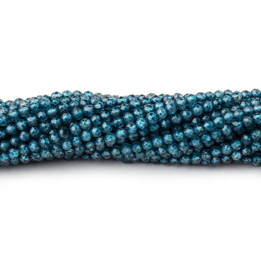 2mm London Blue Quartz Micro faceted round beads 12.5 inch 180 pieces