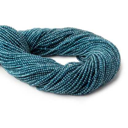 2mm London Blue Quartz Micro faceted round beads 12.5 inch 180 pieces