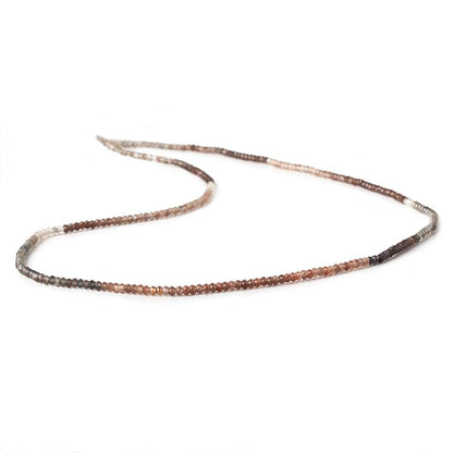 2mm Multi Color Scapolite micro faceted rondelle 16.5 inch 286 pieces AAA