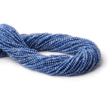 2mm Mystic Blue Quartz Micro Faceted Round Beads 13 inch 150 pieces