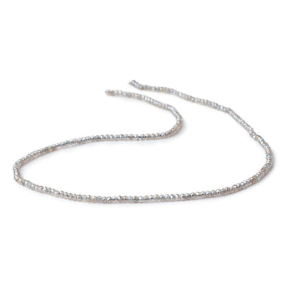 2mm Mystic Labradorite Micro Faceted Rondelle Beads 13 inch 200 pieces