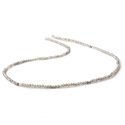 2mm Mystic Shaded Labradorite faceted round beads 13 inch 180 pieces