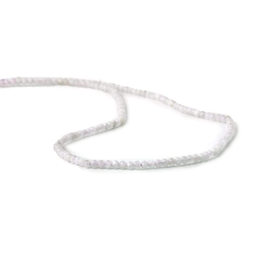 2mm Pale Cape Amethyst microfaceted round beads 13 inch 170 pieces