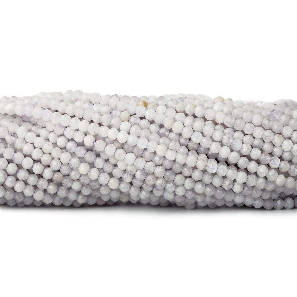 2mm Pale Cape Amethyst microfaceted round beads 13 inch 170 pieces